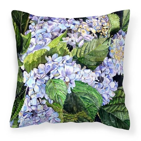JENSENDISTRIBUTIONSERVICES Hydrangea Fabric Decorative Pillow, 14 x 3 x 14 in. MI2549536